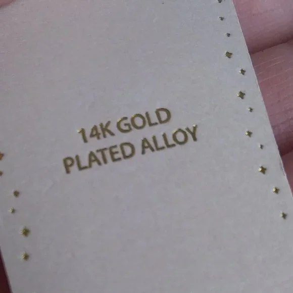 New Eye Candy Los Angeles two strands statement necklace 14 Kt gold plated - Picture 14 of 16